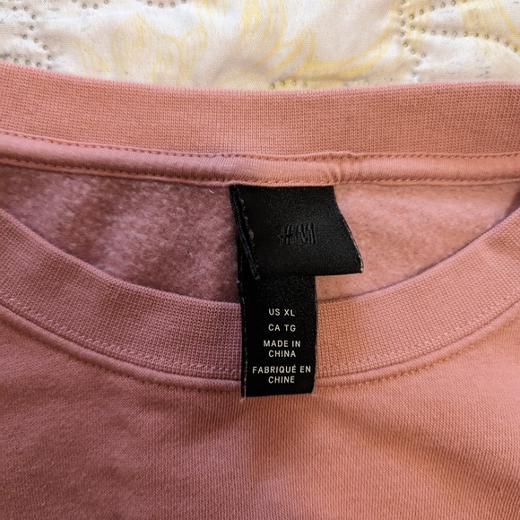 H&M NYC Sweatshirt, Pink, XL - Picture 3 of 5